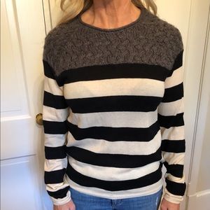Striped sweater top
